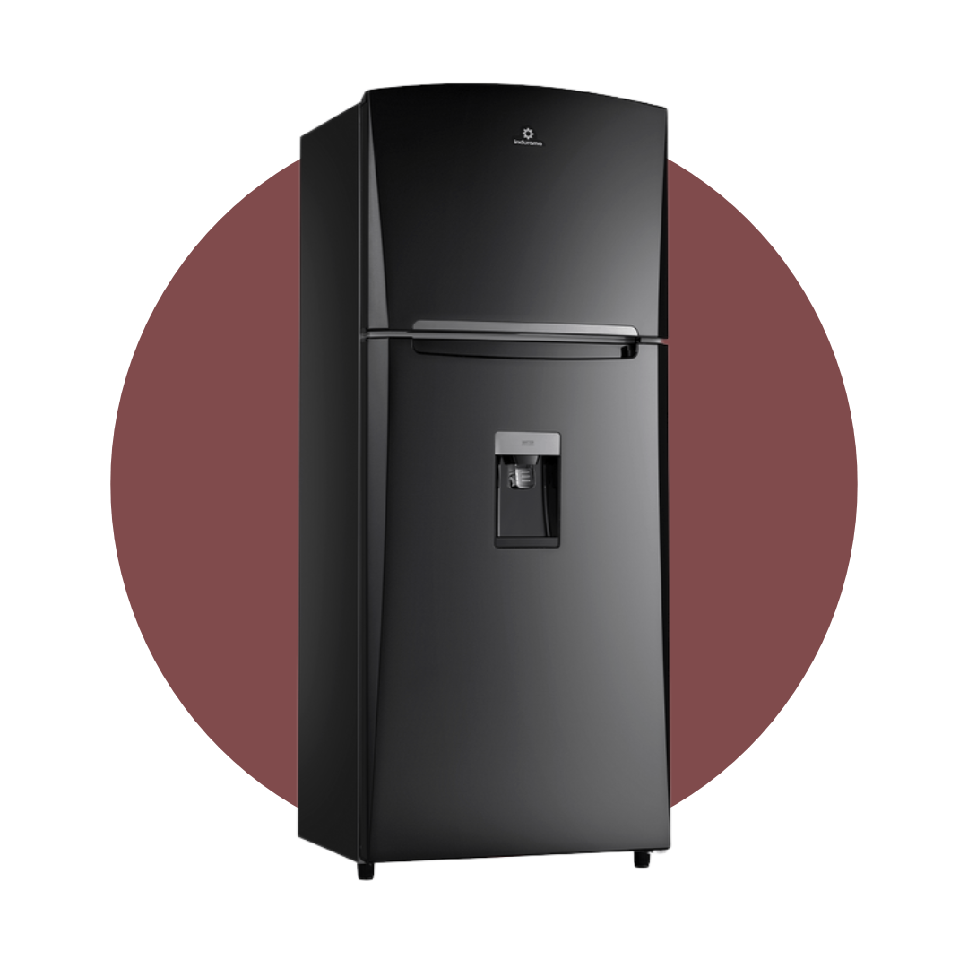 REFRIGERADORA INDURAMA RI-480 NE TOP MOUNT 390 LITROS NEGRA