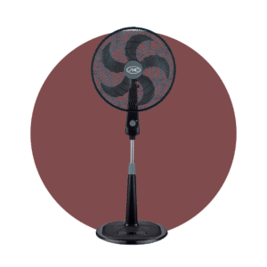 VENTILADOR DE PEDESTAL SMC 18" NEGRO