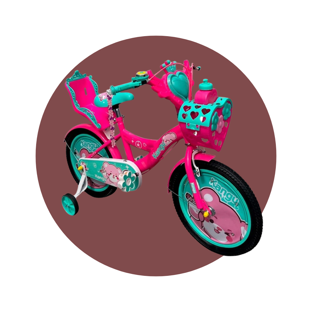 BICICLETA CORAZÓN KANGU KAWAY ARO 16 COLORES