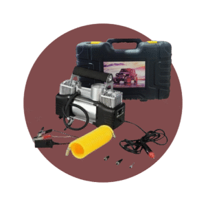 628-1 (1) COMPRESOR DE AIRE 12V CON HERRAMIENTAS PARA AUTO