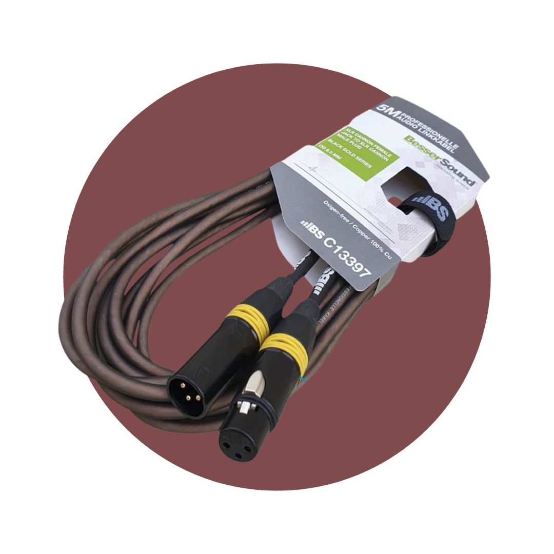 CABLE DE AUDIO 5M CANON MACHO A CANON HEMBRA