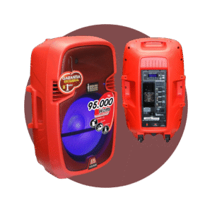 CAJA AMPLIFICADA ROCKER 95000W ROJA