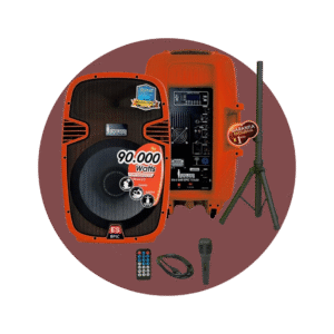 CAJA AMPLIFICADA ENGLAND SOUND 15" ROJA