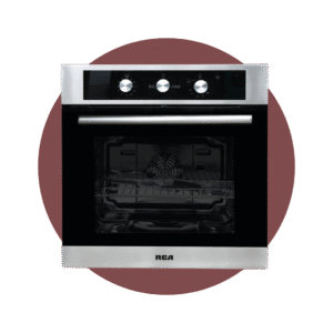 HORNO RCA EMPOTRABLE A GAS 70 LITROS SILVER