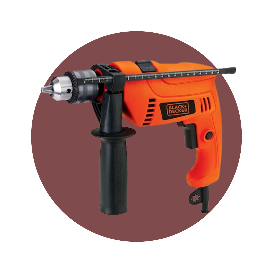 Taladro Percutor Black & Decker 650W 1/2″ (13mm) – 650W