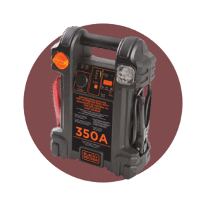 JS350CC-B3 (1) Arrancador Auxiliar BLACK+DECKER con Compresor para Autos 350Amp