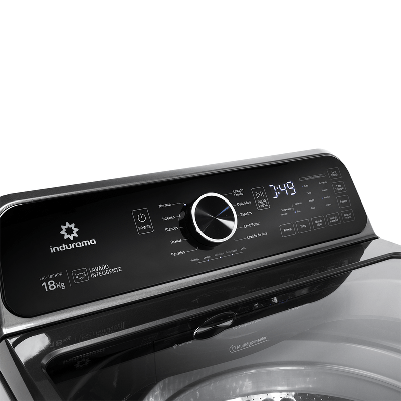 LAVADORA AUTOMÁTICA INDURAMA 18KG TITANIUM | LRI-18CRPP - Image 3