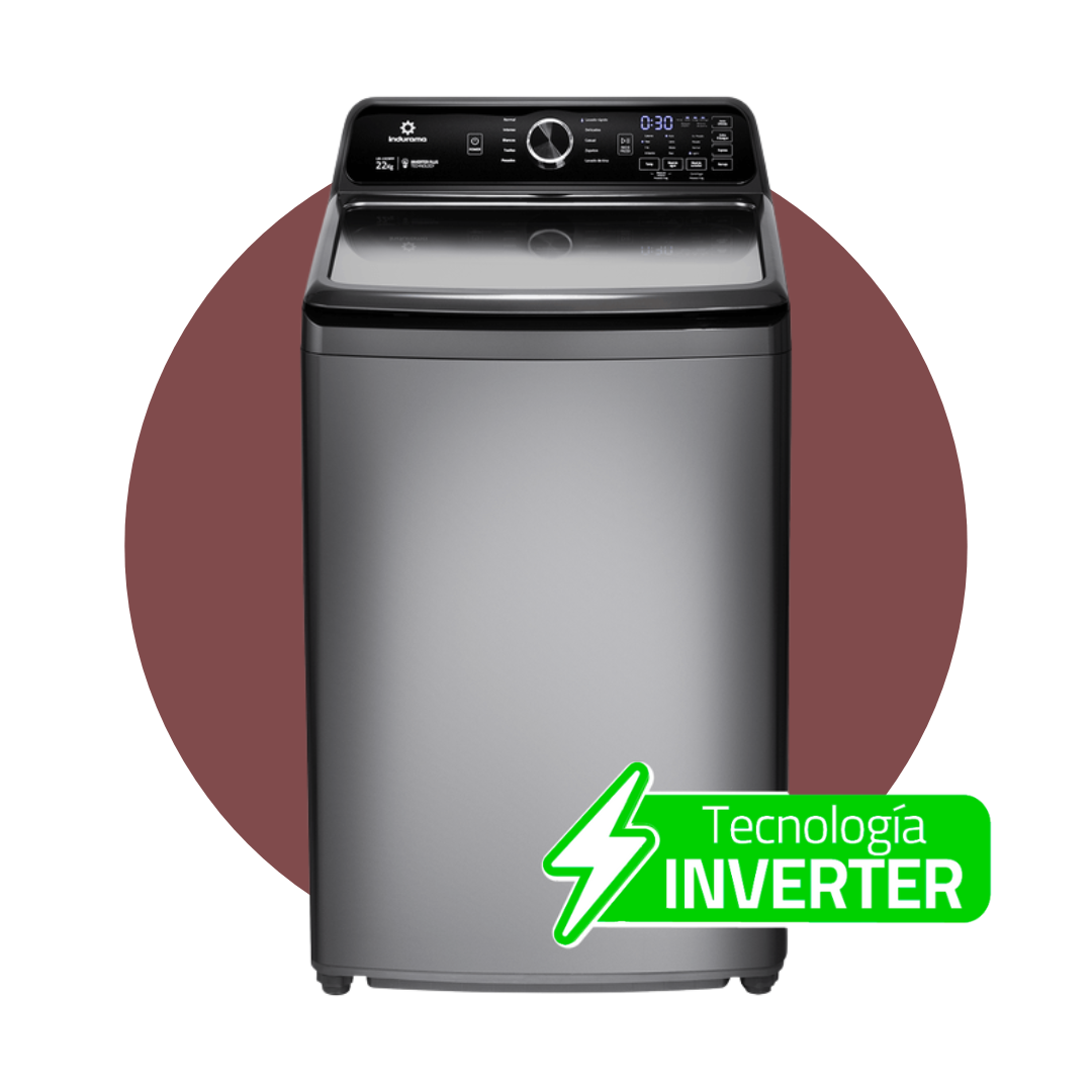 LAVADORA AUTOMÁTICA INDURAMA 22KG TITANIUM | LRI-22CRPP