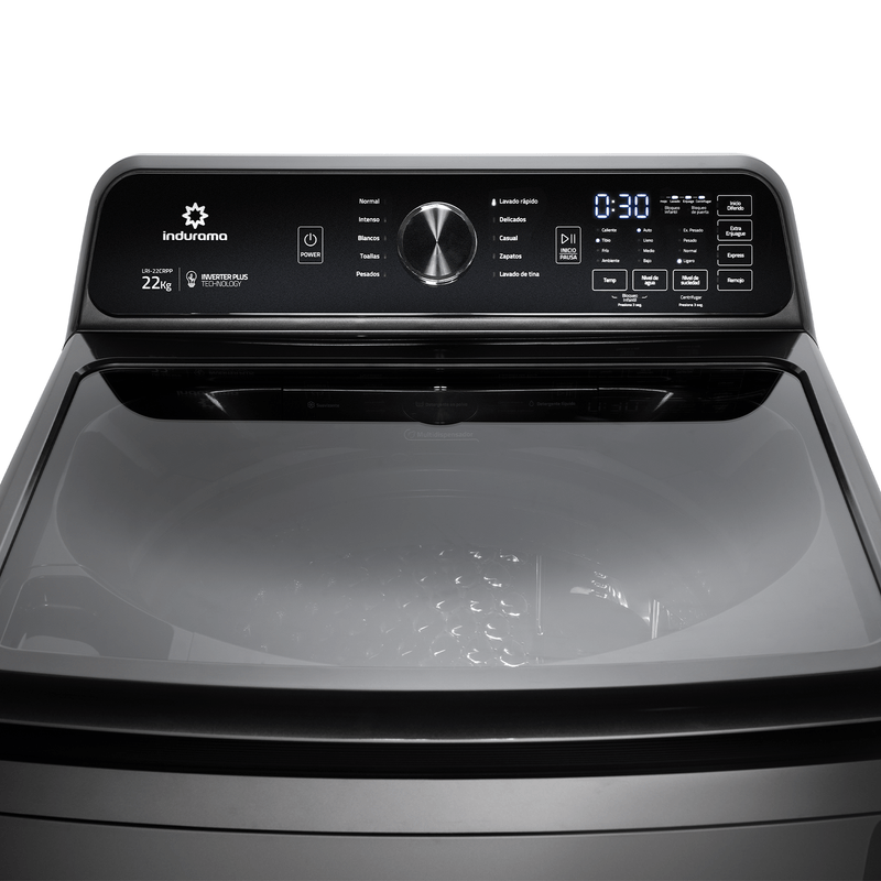 LAVADORA AUTOMÁTICA INDURAMA 22KG TITANIUM | LRI-22CRPP - Image 3
