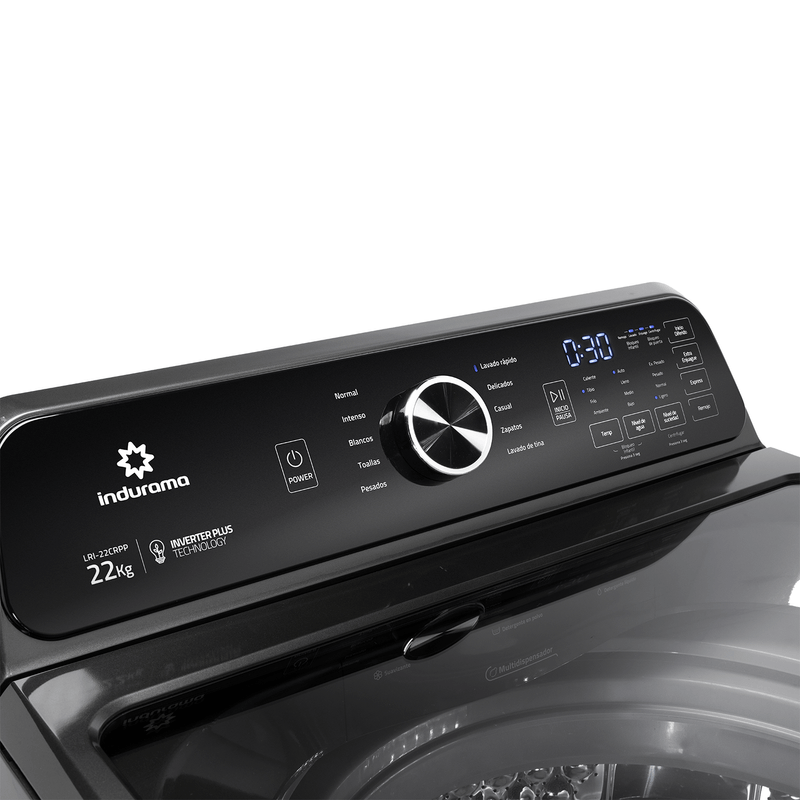 LAVADORA AUTOMÁTICA INDURAMA 22KG TITANIUM | LRI-22CRPP - Image 6
