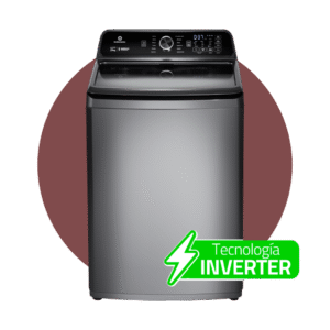 LAVADORA AUTOMÁTICA INDURAMA 24KG TITANIUM | LRI-24CRPP