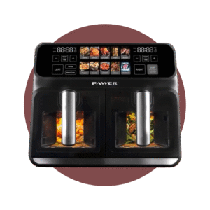 FREIDORA DE AIRE PAWER 9L DOBLE CANASTA