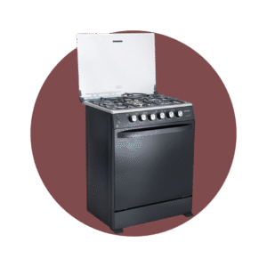 COCINA ECOLINE URSULA 30" 5 QUEMADORES DOBLE HORNO