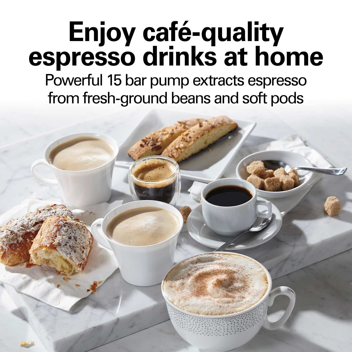 MAQUINA EXPRESO Y CAPUCHINO HAMILTON BEACH - Image 2