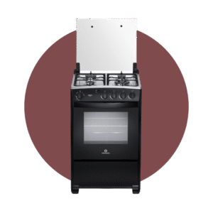 COCINA A GAS MÉRIDA BLACK 4 QUEMADORES 24"