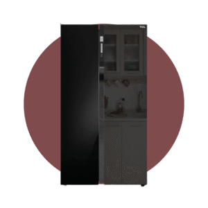 Refrigerador Side By Side TCL 650 Litros Color Negro