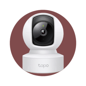 Cámara de Vigilancia HD de 360 Grados con Puerto Ethernet y Detección IA