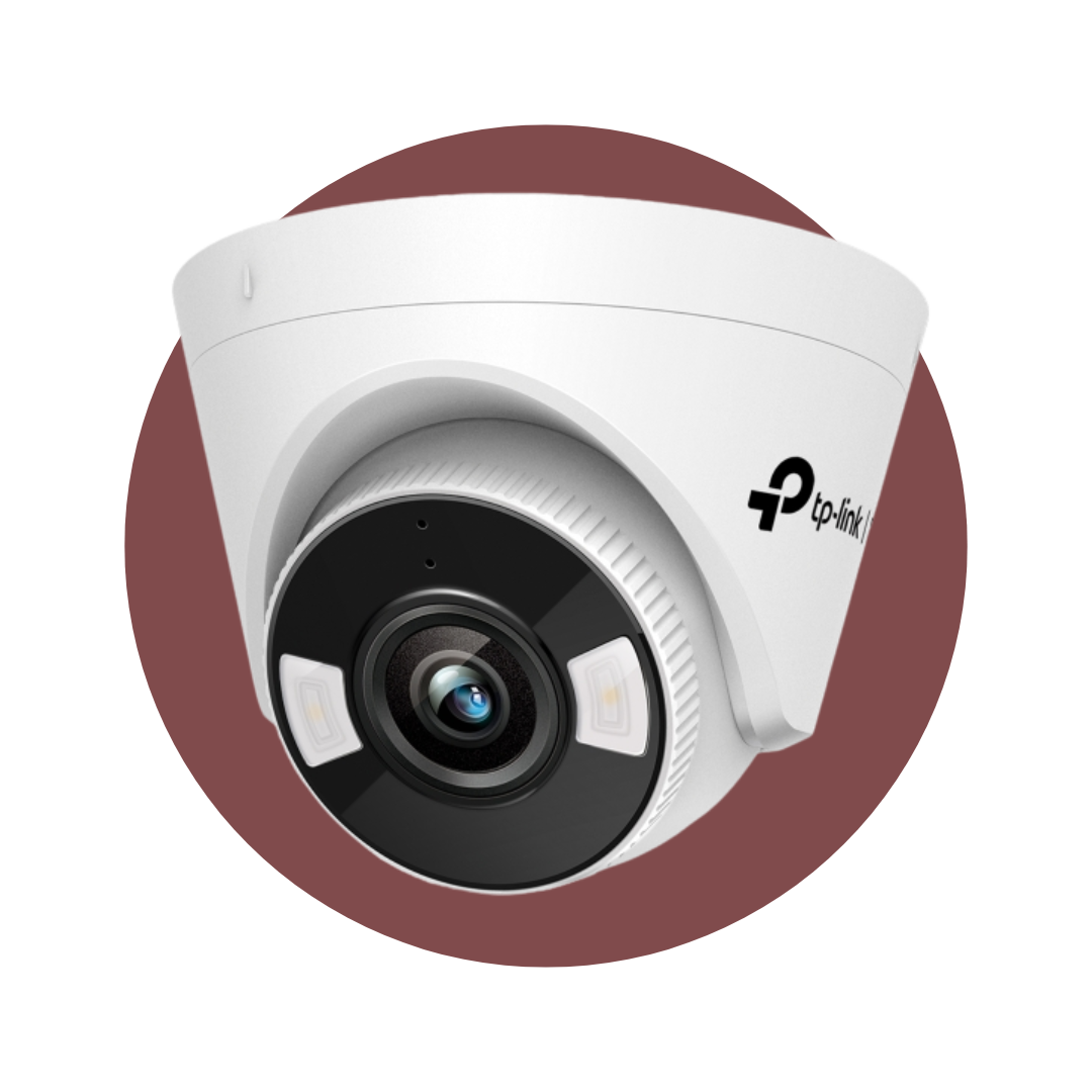 Cámara IP VIGI tipo turret Full Color de 4MP (Wi-Fi)