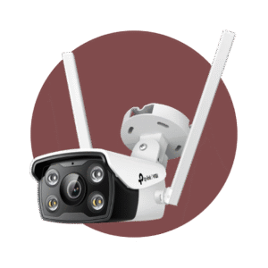 Cámara IP VIGI tipo bullet Full Color para exteriores de 4MP (Wi-Fi)