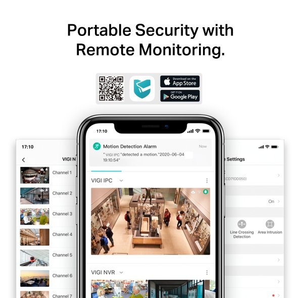 Cámara IP VIGI tipo turret Full Color VIGI de 4MP - Image 5