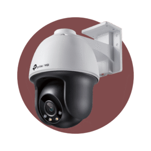 Cámara PT IP VIGI Full Color para exterior de 4MP