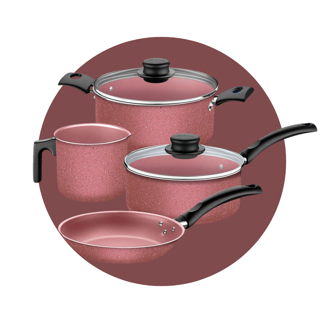 SET DE OLLAS TRAMONTINA TURIM 6 PZ.