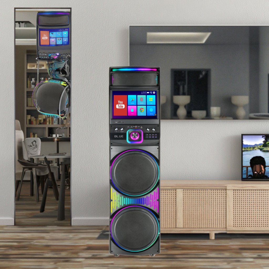 PARLANTE WIFI CON PANTALLA ANDROID TACTIL 2*12 PULGADAS - Image 3