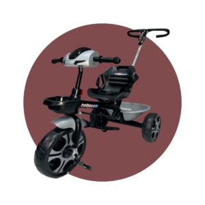 TRICICLO MUSICAL PARA NIÑOS CON GUIADOR