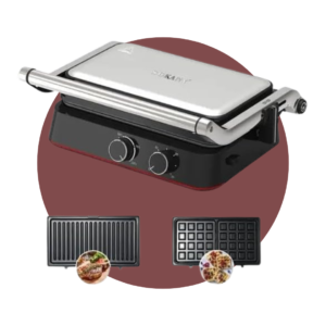 MAQUINA SOKANY 2EN1 PARRILLA/WAFLES