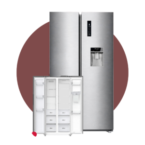 NEVERA SIDE BY SIDE EVVO 433 LITROS CON DISPENSADOR