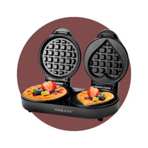 TOSTADORA 2 WAFLES SOKANY