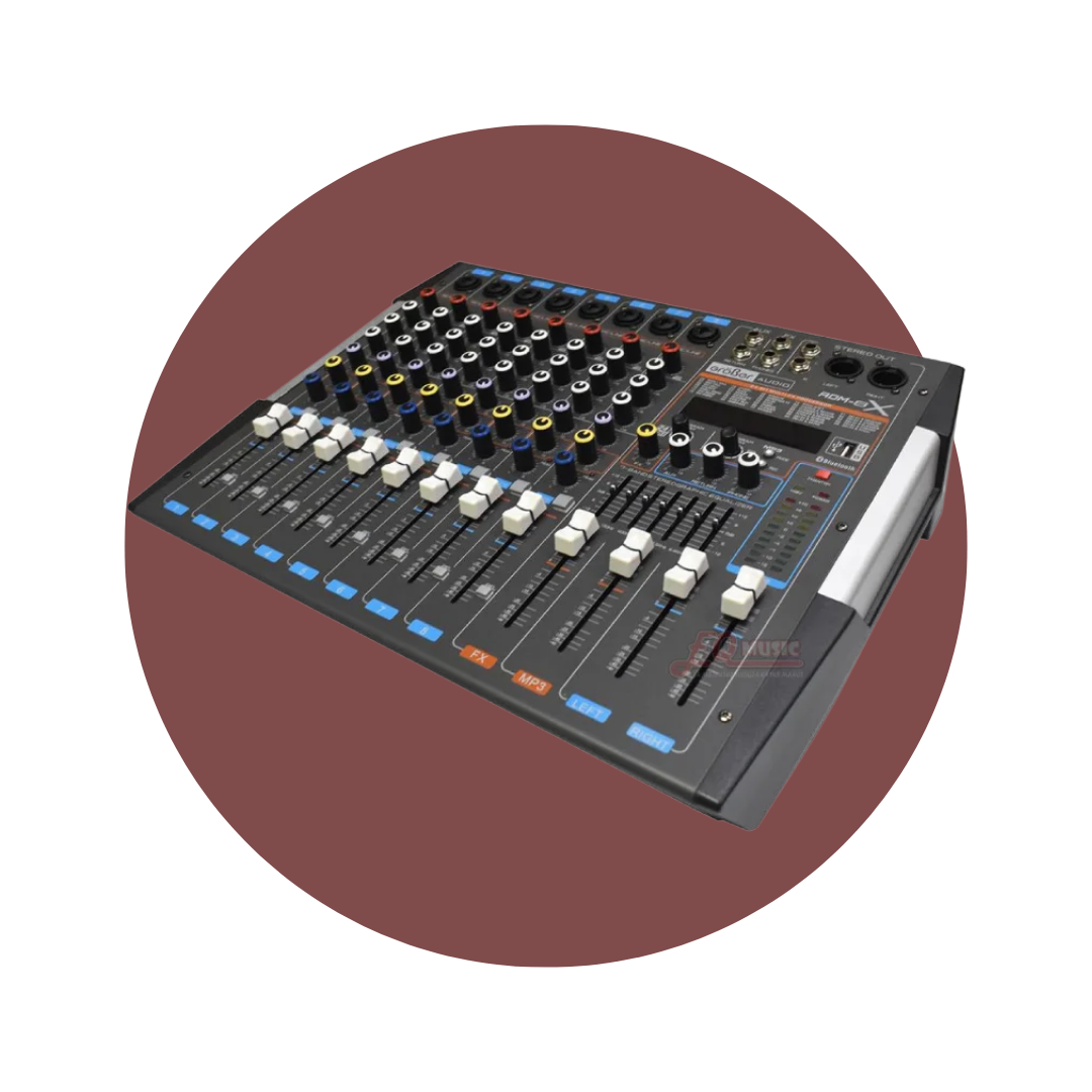 Consola Pasiva Profesional Grober ADM-8X 8 Canales