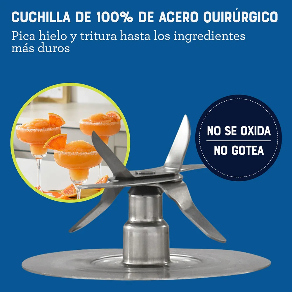 Licuadora Oster® Max 3 Velocidades Vaso de Vidrio 1.75 Lt - Image 4