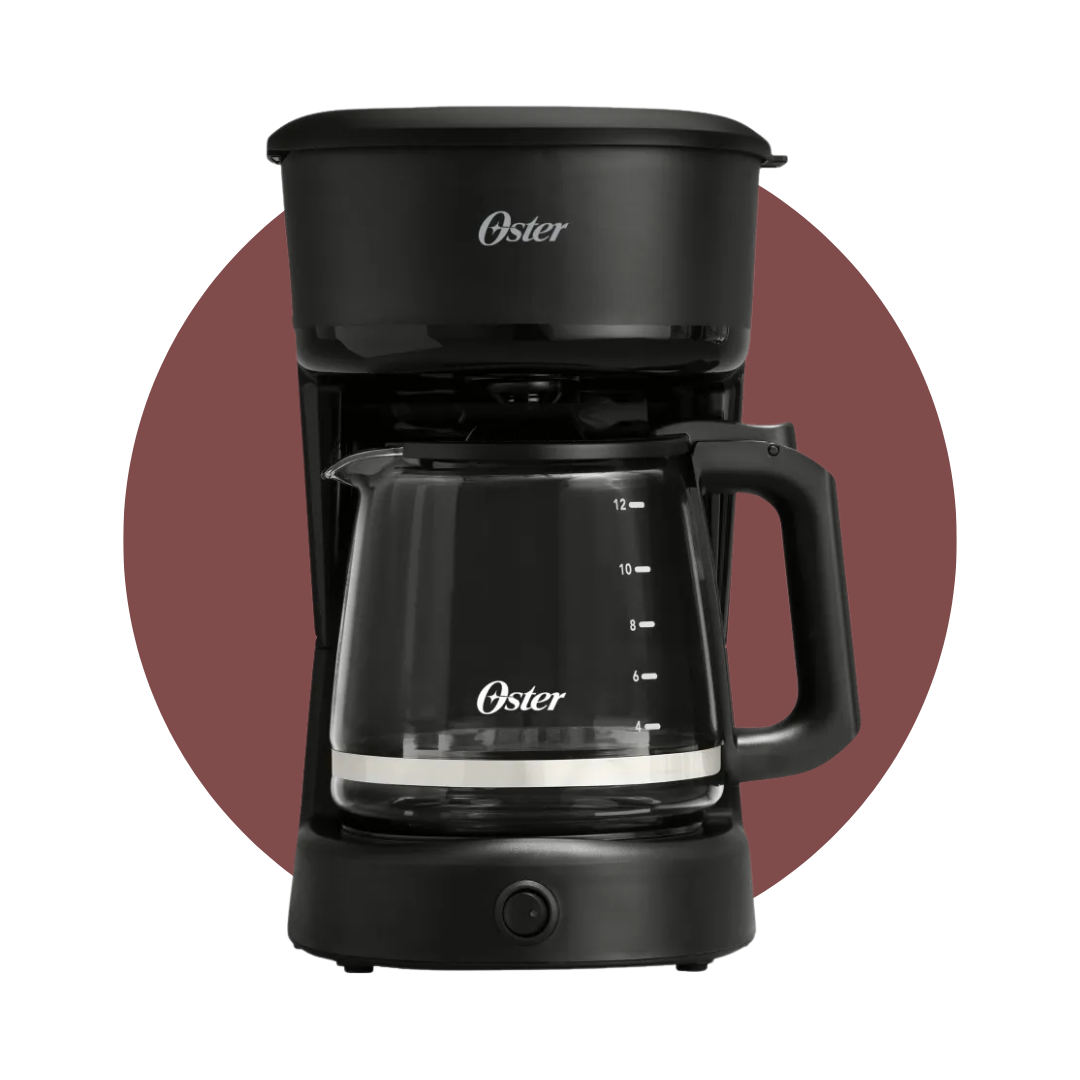 Cafetera Oster 12 Tazas con Filtro Reutilizable