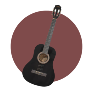 GUITARRA CLASICA 36" COLOR NEGRO ENGLAND LEGENDS