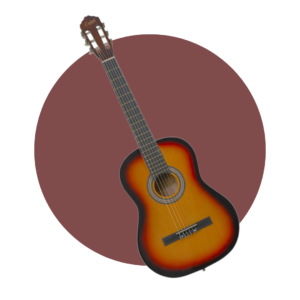 GUITARRA CLASICA 39" COLOR AMARILLO ENGLAND LEGENDS