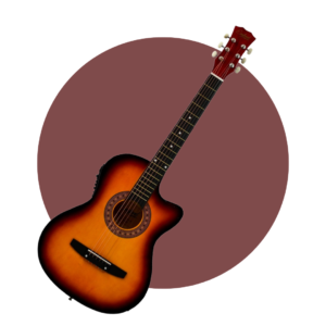 GUITARRA ELECTROACUSTICA ESCALA 38" COLOR AMARILLA ENGLAND LEGENDS