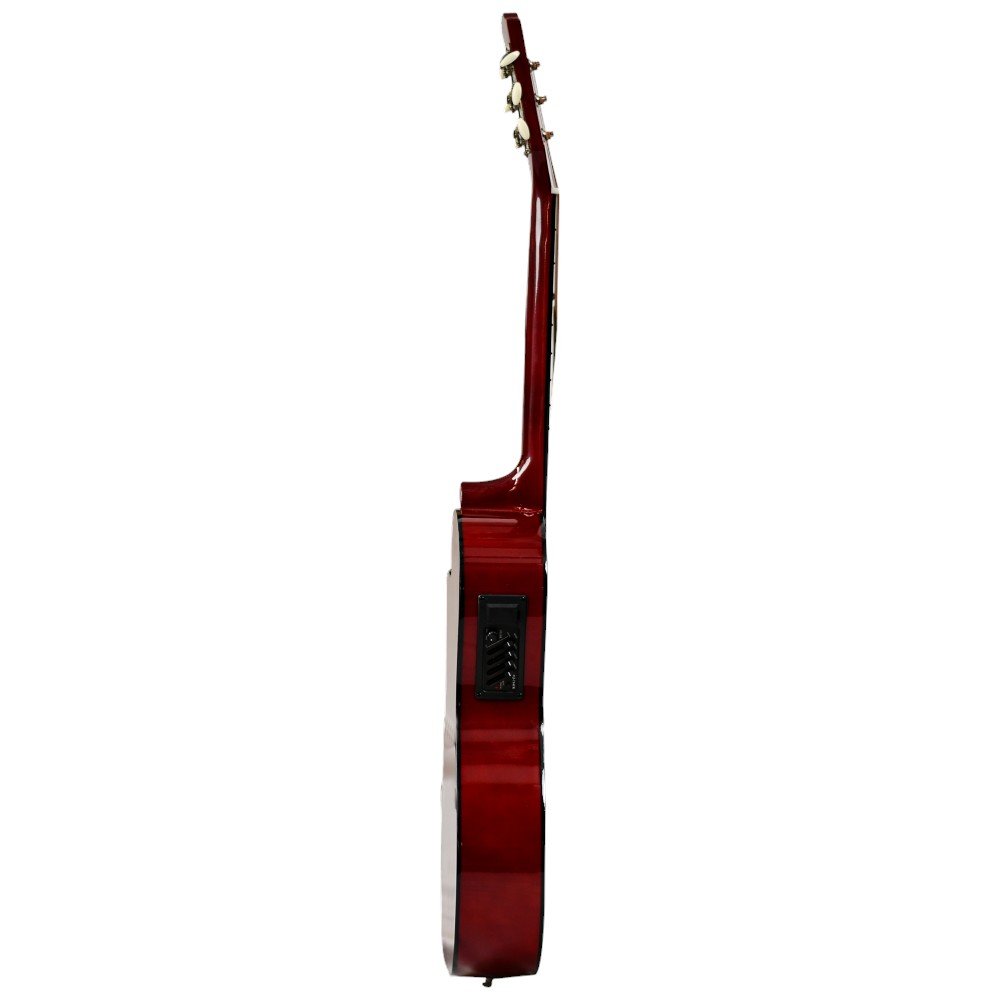 GUITARRA ELECTROACUSTICA ESCALA 38" COLOR AMARILLA ENGLAND LEGENDS - Image 5