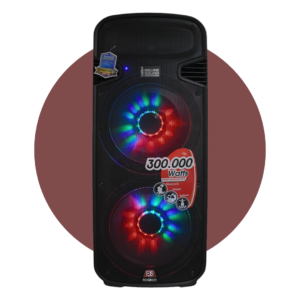 Parlante doble woofer ENGLAND SOUND ES-6GAB ROCKER 215 LED 15" 300.000W PMPO