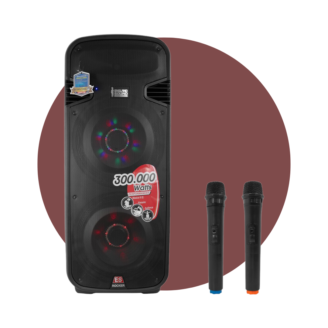 Parlante ENGLAND SOUND ES-6GBE ROCKER 215-LED 2 x 15″ 300.000W PMPO