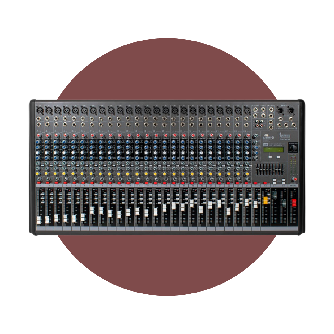 Mixer Analógico 24 canales ENGLAND SOUND ES-FX24I