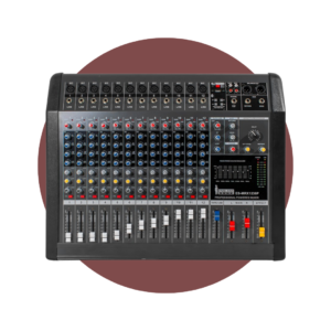 ES-MRX1238P Mixer Profesional 12 canales 382W ENGLAND SOUND ES-MRX1238P