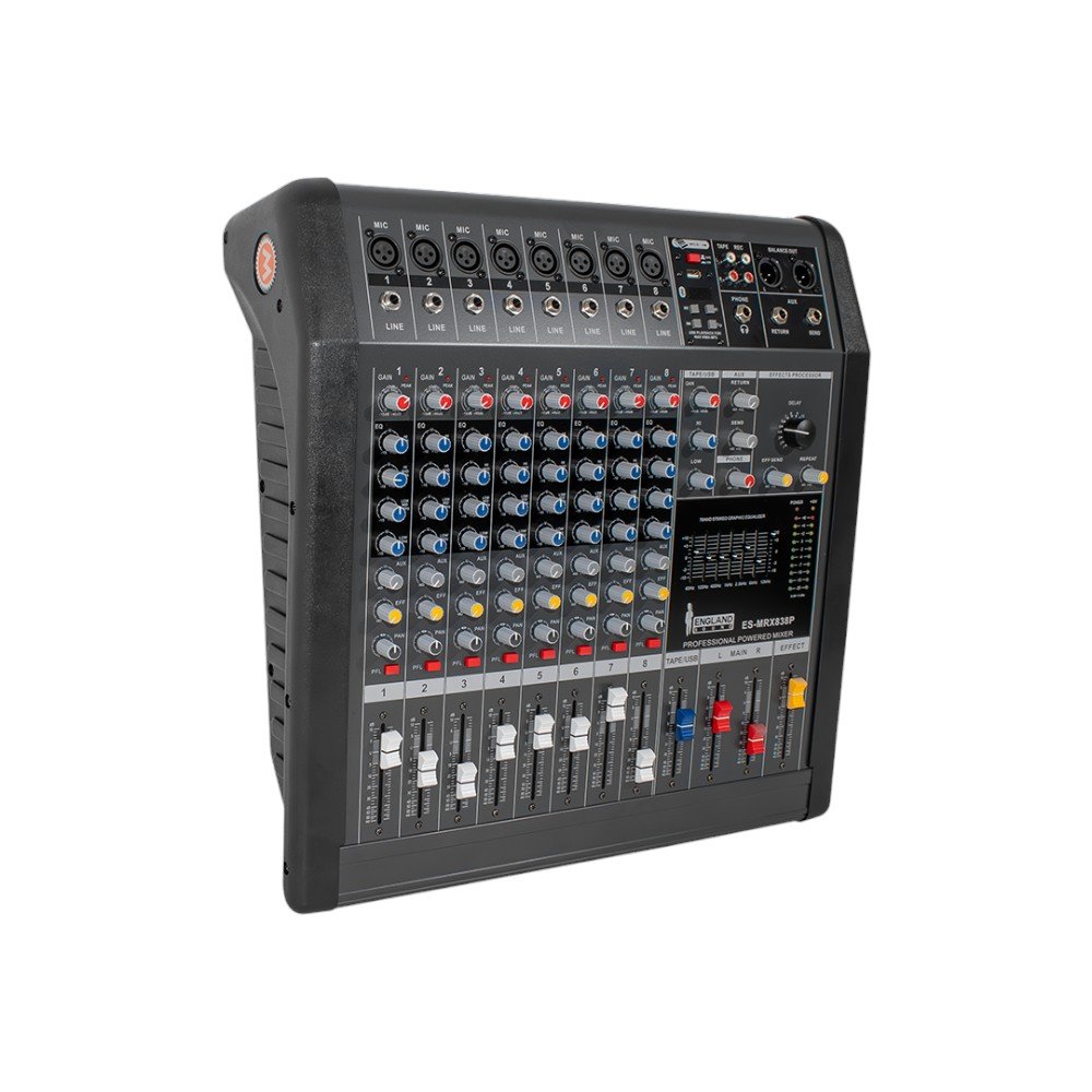 Mixer Profesional 8 canales 382W ENGLAND SOUND ES-MRX838P - Image 3