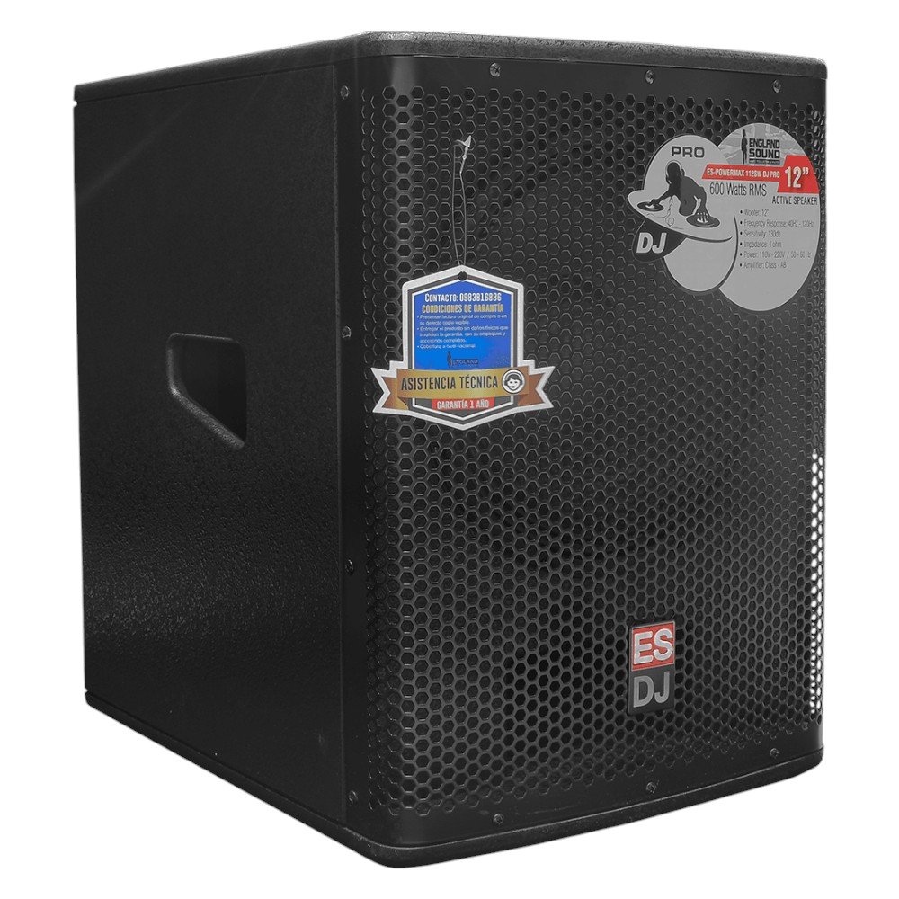 Subwoofer Activo ENGLAND SOUND ES-POWERMAX 112SW DJ PRO 12" 600W RMS - Image 8