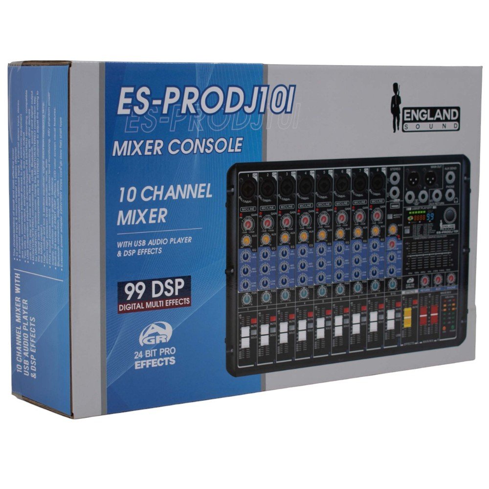 Mixer Analógico 10 canales ENGLAND SOUND ES-PRODJ 10I - Image 7