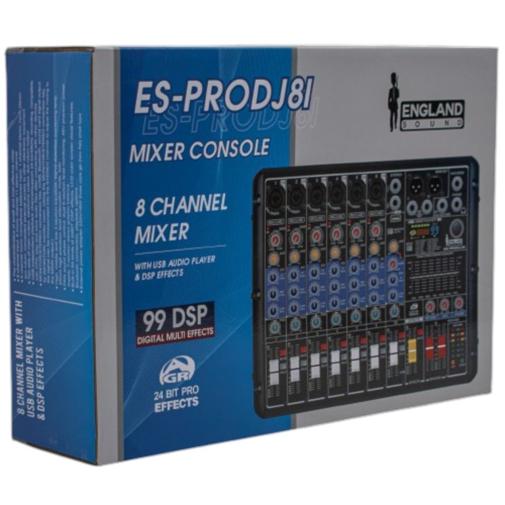 Mixer Analógico 8 canales ENGLAND SOUND ES-PRODJ 8I - Image 8