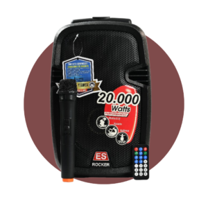 ES-ROCKER-8-LED-BAT Parlante ENGLAND SOUND ES-ROCKER 8-LED-BAT 8" 30W RMS