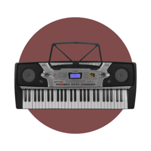 Teclado Musical 54 teclas pantalla LCD ENGLAND LEGENDS FORTE X2