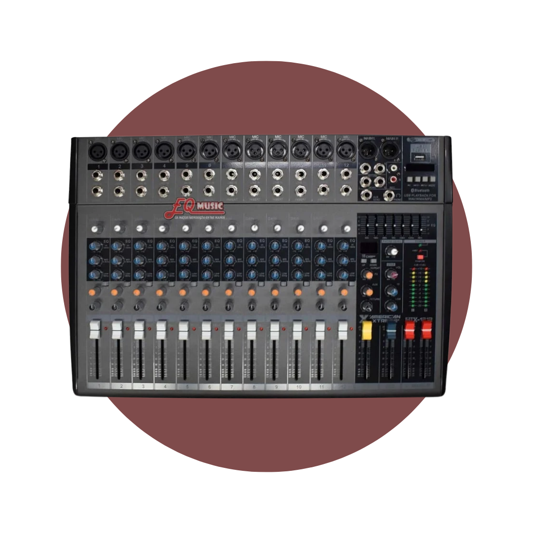 Consola Pasiva 12 Canales American Xtreme Mix 1212