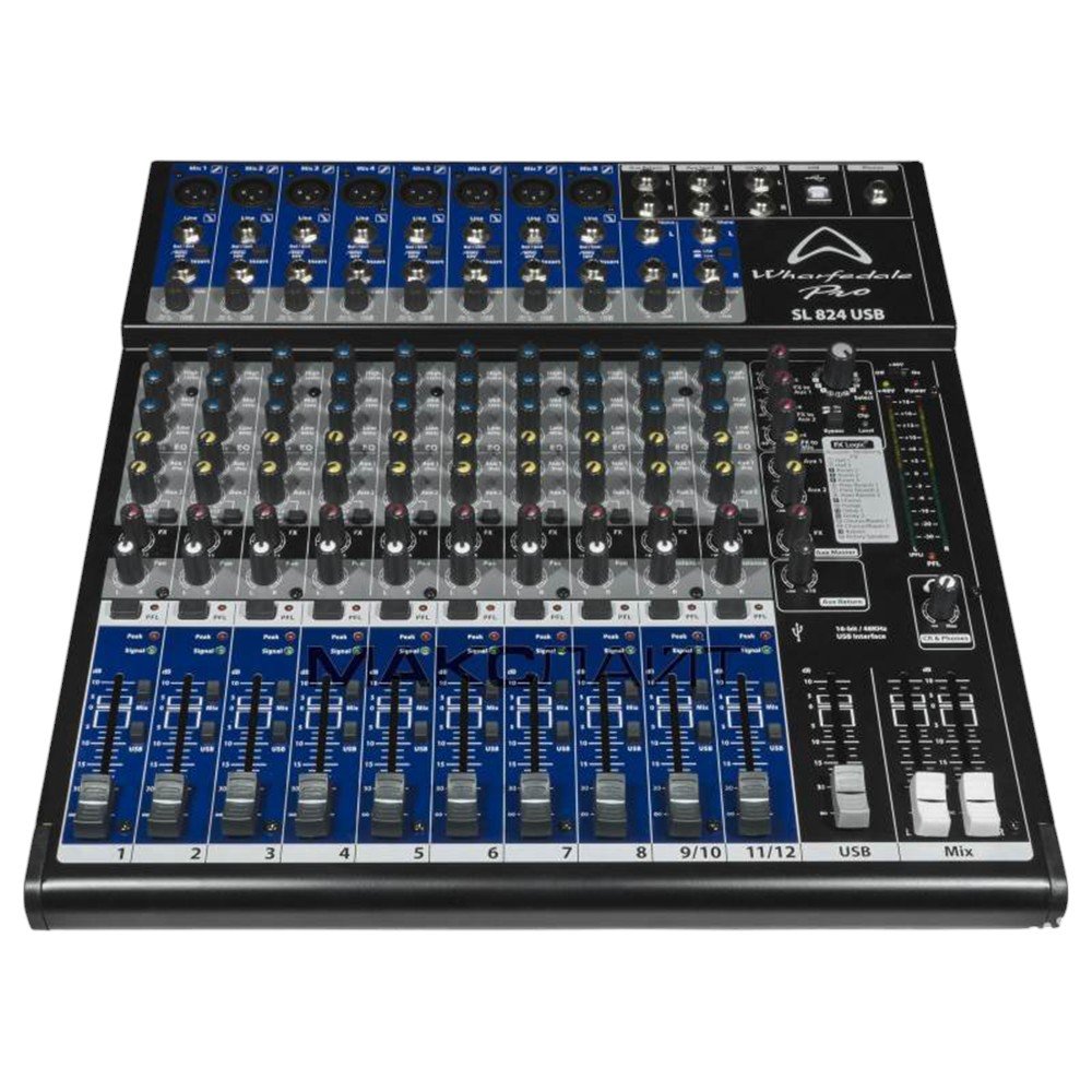 Mezclador Analógico 12 canales WHARFEDALE SL824USB - Image 3